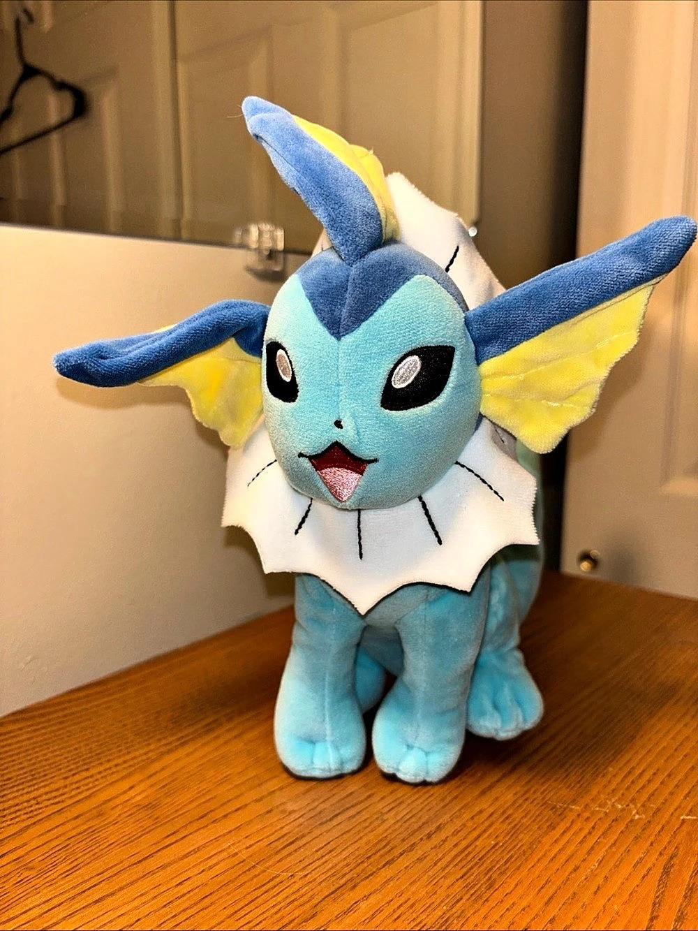 Pokemon Vaporeon plush Toy Blue & Yellow